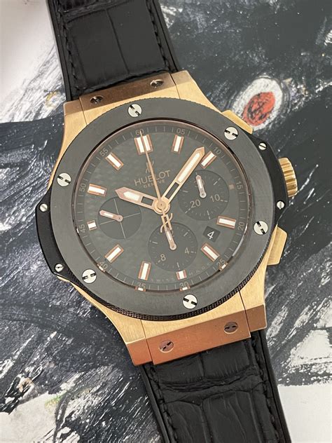 hublot big bang 44mm rose gold ceramic replica|hublot big bang.